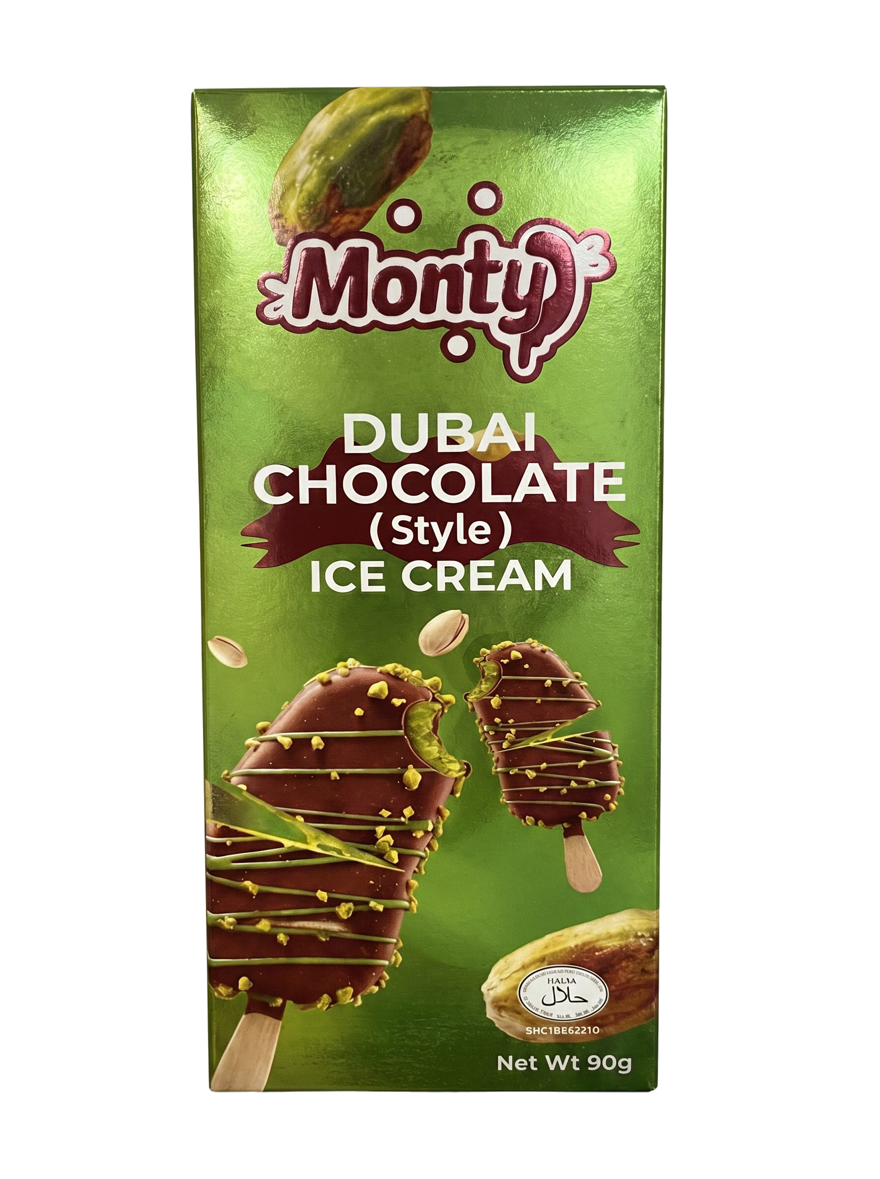 Monty Dubai Chocolate 3D ice cream