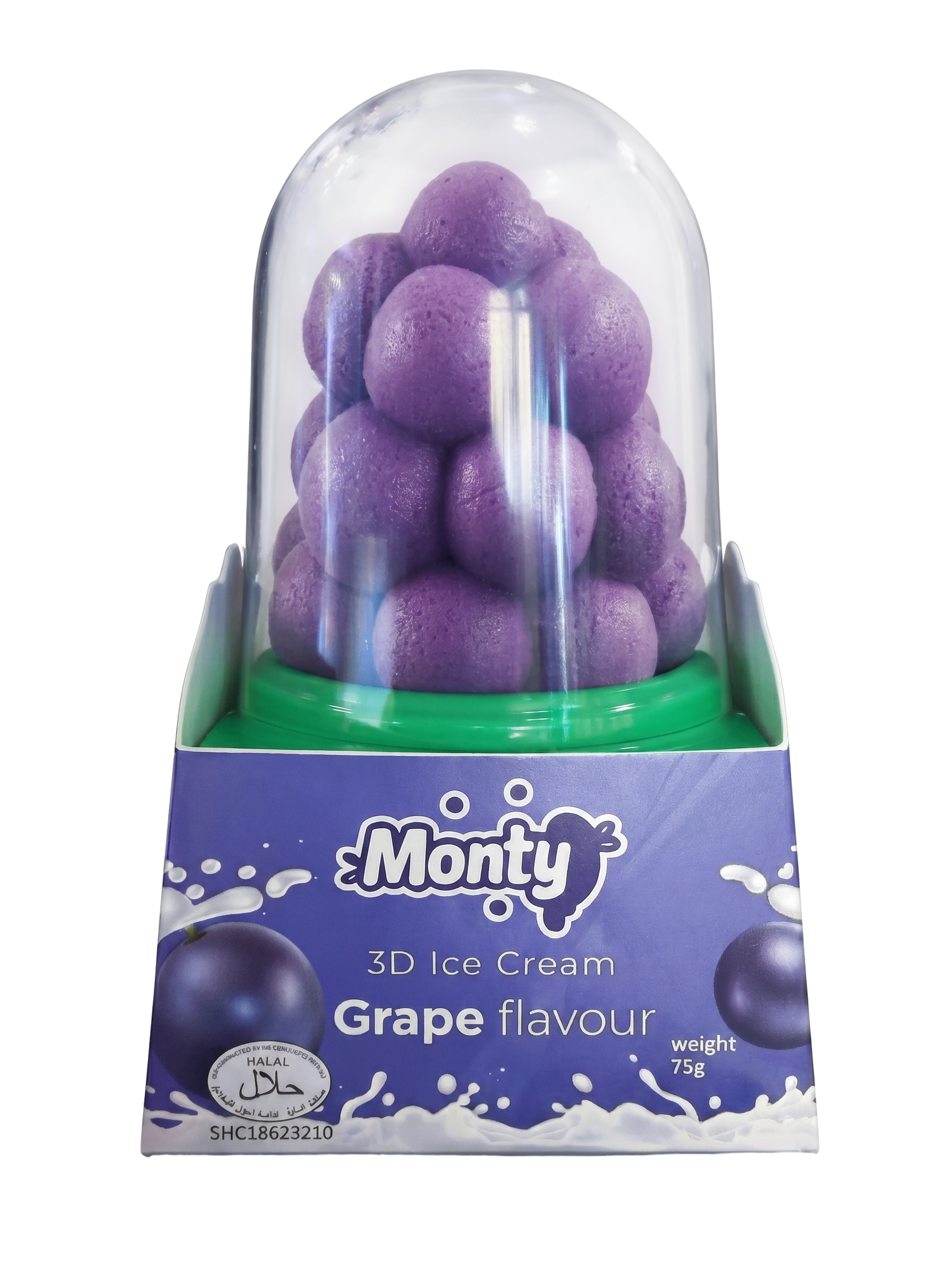 Monty Grape 3D ice cream